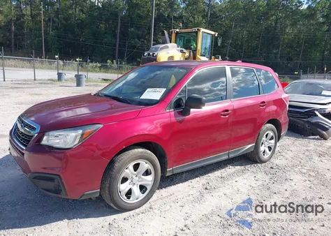 2017 Subaru Forester 2.5I z USA, uszkodzony, nr VIN JF2SJAAC1HG454119